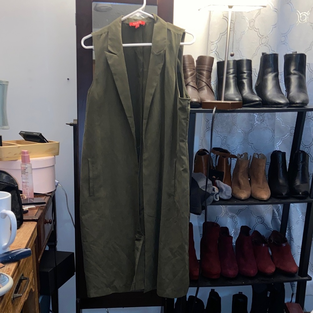 Guess Olive Green Vest